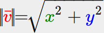 Pythagoras theorem formula